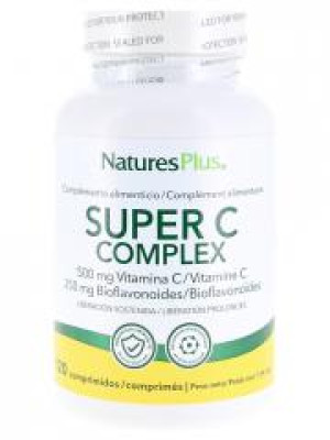 Natures Plus Super C Complex 120 Comprimés - Boîte 120 comprimés