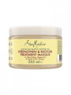 SheaMoisture Huile de Ricin Noir de Jamaïque Masque Fortifiant et Revitalisant 355 ml - Pot 355 ml
