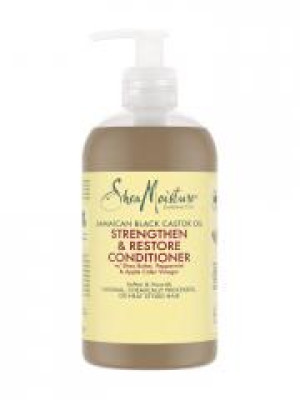SheaMoisture Huile de Ricin Noir de Jamaïque Après-Shampoing Fortifiant et Revitalisant 384 ml - Flacon-Pompe 384 ml