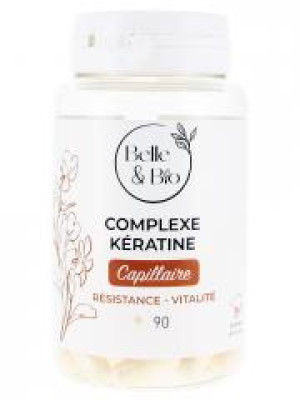 Belle & Bio Complexe Kératine Capillaire 90 Gélules - Pot 90 Gélules