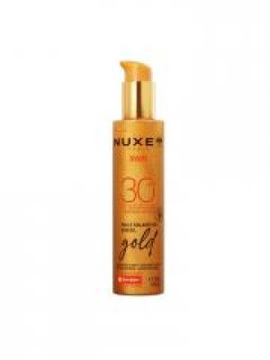 Nuxe Sun Huile Solaire Or Visage et Corps Gold SPF30 150 ml - Flacon-Pompe 150 ml