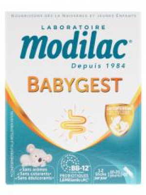 Modilac Babygest 20 Sticks - Boîte 20 sticks de 1 g