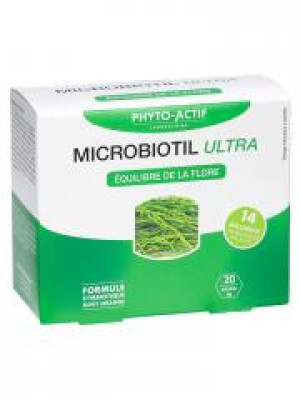 Phyto-Actif Microbiotil Ultra Probiotiques 20 Sachets de 6 g - Boîte 20 sachets de 6 g