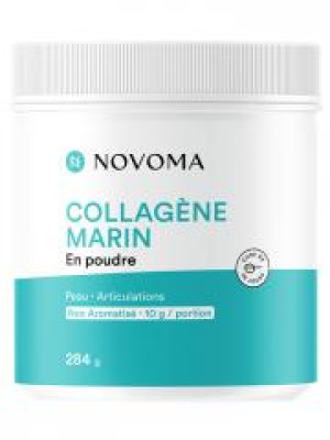 Novoma Collagène Marin en Poudre Saveur Neutre 284 g - Pot 284 g