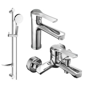 Mexen Sabre DF05 zestaw wannowy, chrom - 72103DF05-00