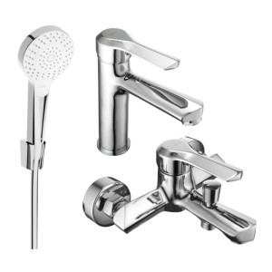 Mexen Sabre R05 zestaw wannowy, chrom - 72103R05-00