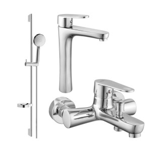 Mexen Kama DS75 zestaw wannowy, chrom - 72513DS75-00