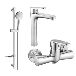 Mexen Kama DF75 zestaw prysznicowy, chrom - 72514DF75-00