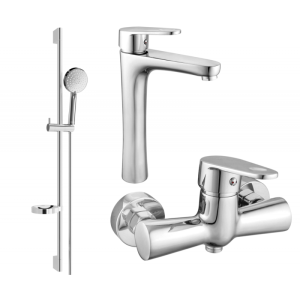 Mexen Kama DS75 zestaw prysznicowy, chrom - 72514DS75-00
