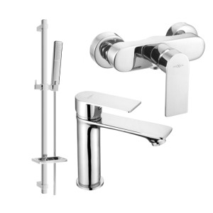 Mexen Royo DQ72 zestaw prysznicowy, chrom - 72204DQ72-00