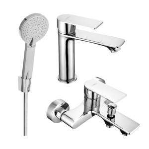 Mexen Royo R40 zestaw wannowy, chrom - 72203R40-00