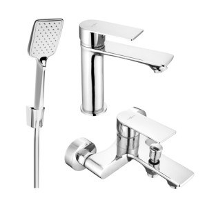 Mexen Royo R62 zestaw wannowy, chrom - 72203R62-00