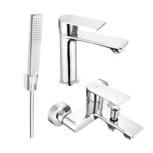 Mexen Royo R72 zestaw wannowy, chrom - 72203R72-00