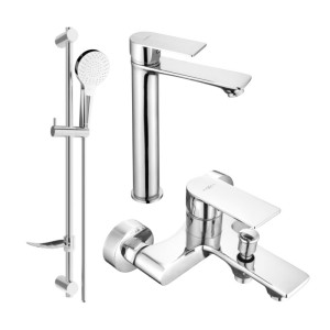 Mexen Royo DF05 zestaw wannowy, chrom - 72213DF05-00