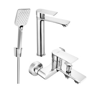 Mexen Royo R62 zestaw wannowy, chrom - 72213R62-00