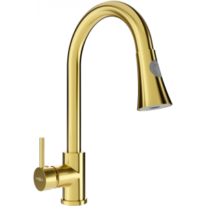 Mexen Elia bateria kuchenna, złota - 670101-50