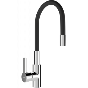 Mexen Flex bateria kuchenna, chrom/czarna - 670900-07
