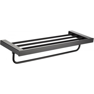 Mexen Pavo półka na ręcznik, czarna - 7030420-70