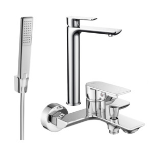 Mexen Alfa R72 zestaw wannowy, chrom - 745713R72-00
