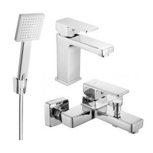 Mexen Cetus R45 zestaw wannowy, chrom - 744303R45-00