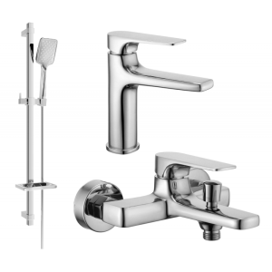 Mexen Lynx DQ62 zestaw wannowy, chrom - 745903DQ62-00