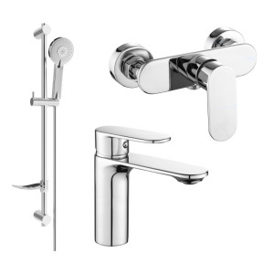 Mexen Milo DF40 zestaw prysznicowy, chrom - 71304DF40-00