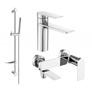 Mexen Zero DF70 zestaw wannowy, chrom - 71103DF70-00