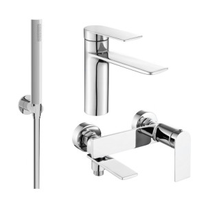 Mexen Zero R70 zestaw wannowy, chrom - 71103R70-00
