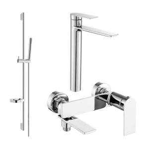 Mexen Zero DS70 zestaw wannowy, chrom - 7113DS70-00