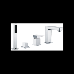 Mexen Cube bateria wannowa, chrom - 72932-00