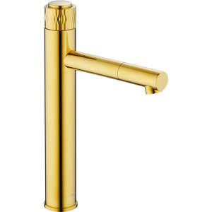 Mexen Diamond bateria umywalkowa wysoka, złota - 71510-50