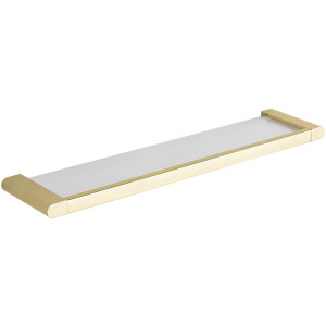 Mexen Adox wisząca półka szklana, złota - 7018237-50