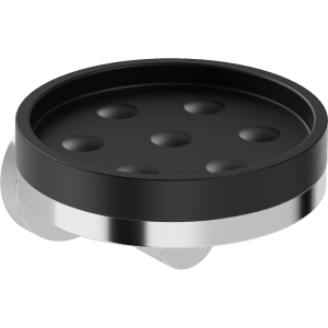 Mexen Triv mydelniczka, czarna/chrom - 70A33055-00B