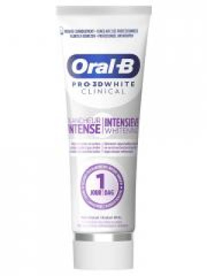 Oral-B Pro 3D White Clinical Blancheur Intense Dentifrice 75 ml - Tube 75 ml