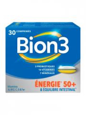 Bion 3 Énergie 50+ 30 Unités - Boîte 30 comprimés
