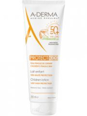 A-Derma Protect Kids - Lait Solaire Enfant Très Haute Protection Spf50+ 250 ml - Tube 250 ml