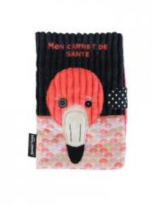 Les Déglingos Carnet de Santé Flamingos : un indispensable pour suivre sa santé - Sachet 1 protège-carnet