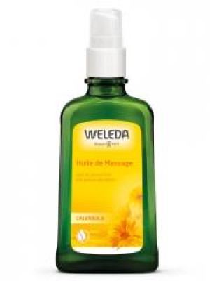 Weleda Huile de Massage au Calendula - 100 ml - Flacon-Pompe 100 ml