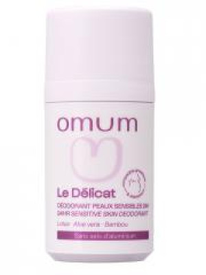 Omum le Délicat Déodorant Peaux Sensibles 24h Bio 50 ml - Flacon-Bille 50 ml