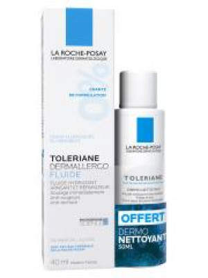 La Roche-Posay la Roche Posay Tolériane Coffret Tolériane Dermallergo Fluide Soin Hydratant 40 ml + Tolériane Dermo-Nettoyant 50 ml Offert - Lot 2