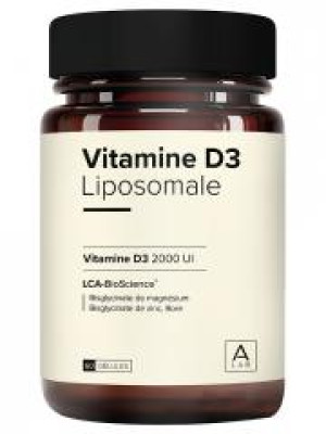 A-Lab Vitamine D3 Liposomale 2000 Ui Défenses Naturelles Immunité Assimilation Renforcée 60 Gélules - Pot 60 gélules