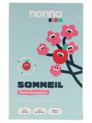 Nonna Lab Kids Sommeil Purée de Pomme 10 Sticks de 28 g - Boîte 10 sticks de 28 g