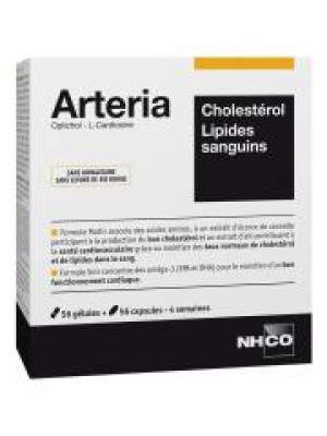 NHCO Arteria 56 Capsules + 56 Gélules - Boîte 56 Gélules + 56 Capsules