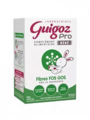 Guigoz Pro Bébé Fibres FOS GOS 44 Grammes - Boîte 20 sachets de 2,2 g