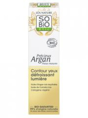 Léa Nature SO BIO étic Précieux Argan Contour Yeux Défroissant Lumière Biologique 15 ML - Tube 15 ml