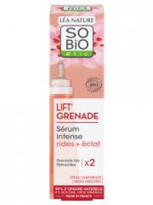 Léa Nature SO BIO étic Lift'Grenade Sérum Intense Rides + Éclat Biologique 30 ML - Tube-applicateur 30 ml