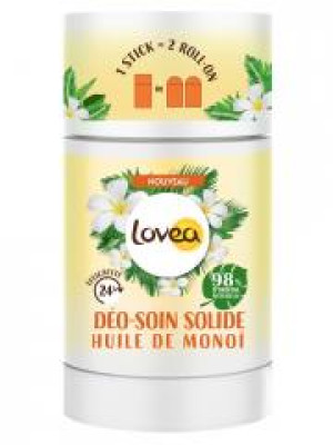 Lovea Déo-Soin Solide à l'Huile de Monoï 50 g - Stick 50 g