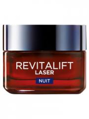L'Oréal Paris Revitalift Laser Soin Anti-Âge Nuit Triple Action Peaux Matures 50 ml - Pot 50 ml