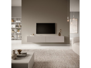 SELSEY TV-meubel 175 cm - taupe (grijsbeige) - TELIRE