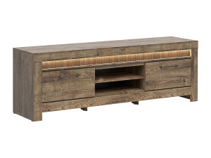 Petits-Meubles TV-meubel 2 deuren 2 nissen 180 cm inclusief LED Amaury Hout